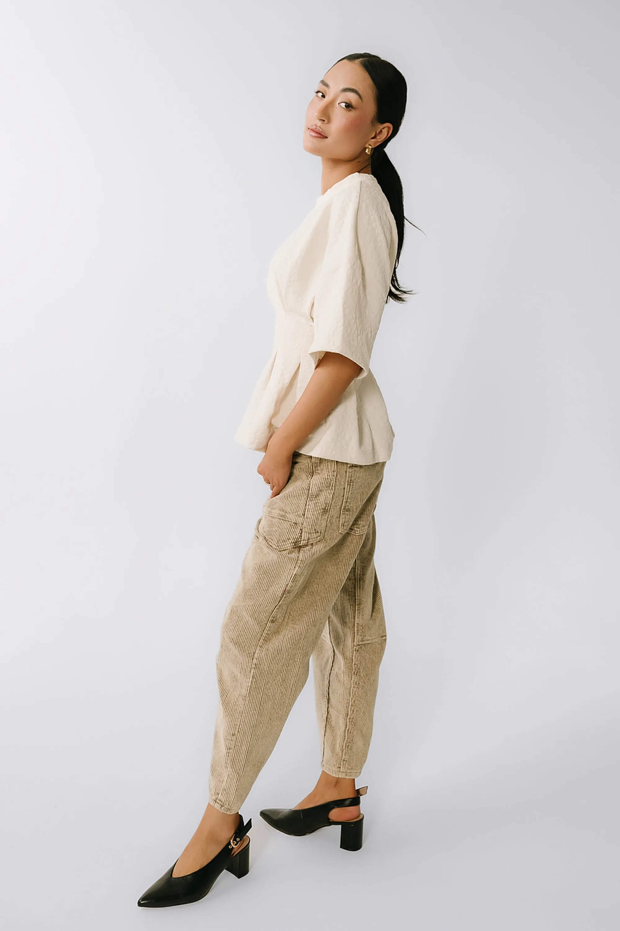 Tallie Textured Top sold by bohme product image thumbnail 4