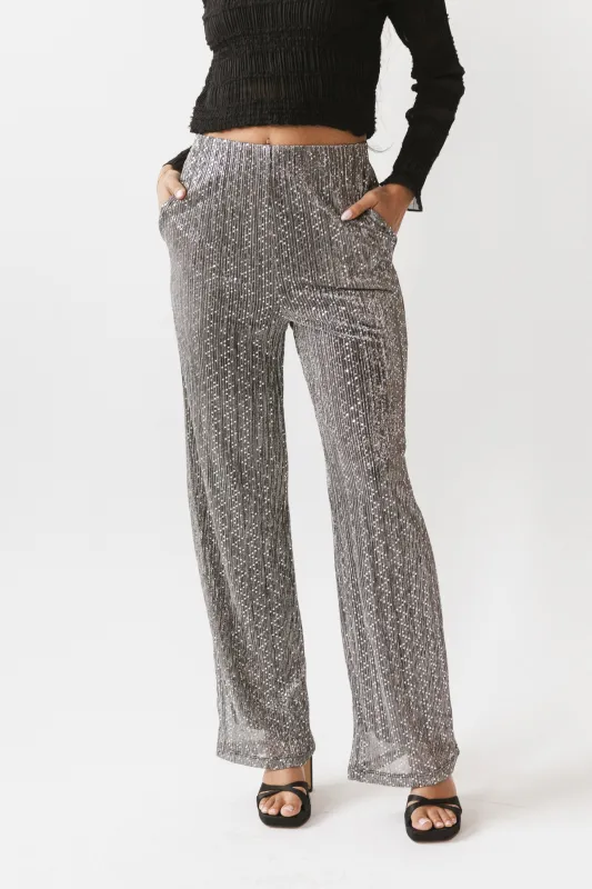 Clara Sparkly Wide Leg Pants sold by bohme