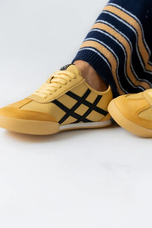 Polly Sneakers in Yellow made by bohme