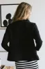 Textured Mock Neck Top in Black - FINAL SALE sold by bohme
