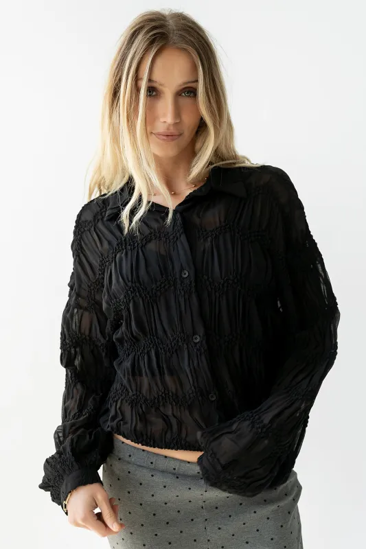 Milani Sheer Blouse sold by bohme