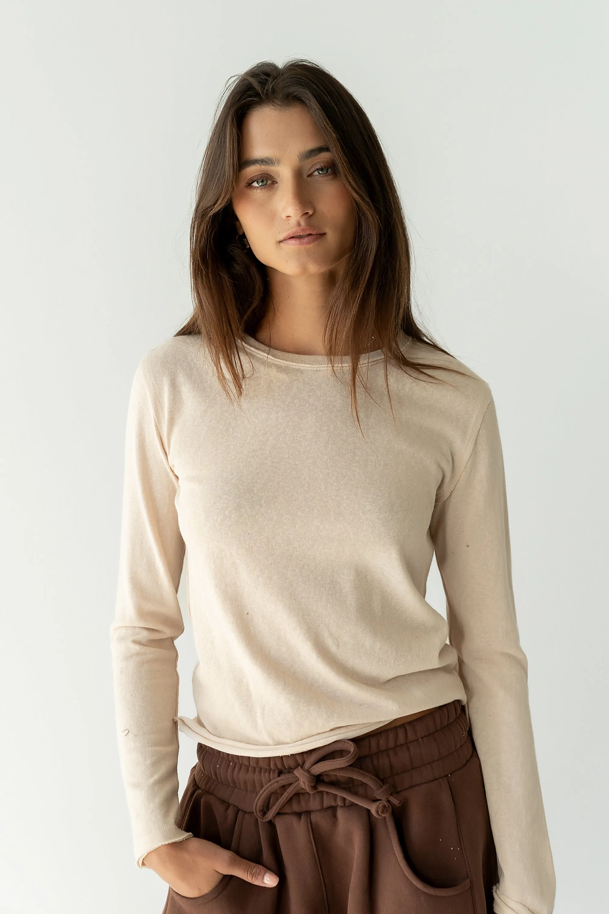 Janie Knit Top in Ivory sold by bohme product image thumbnail 5