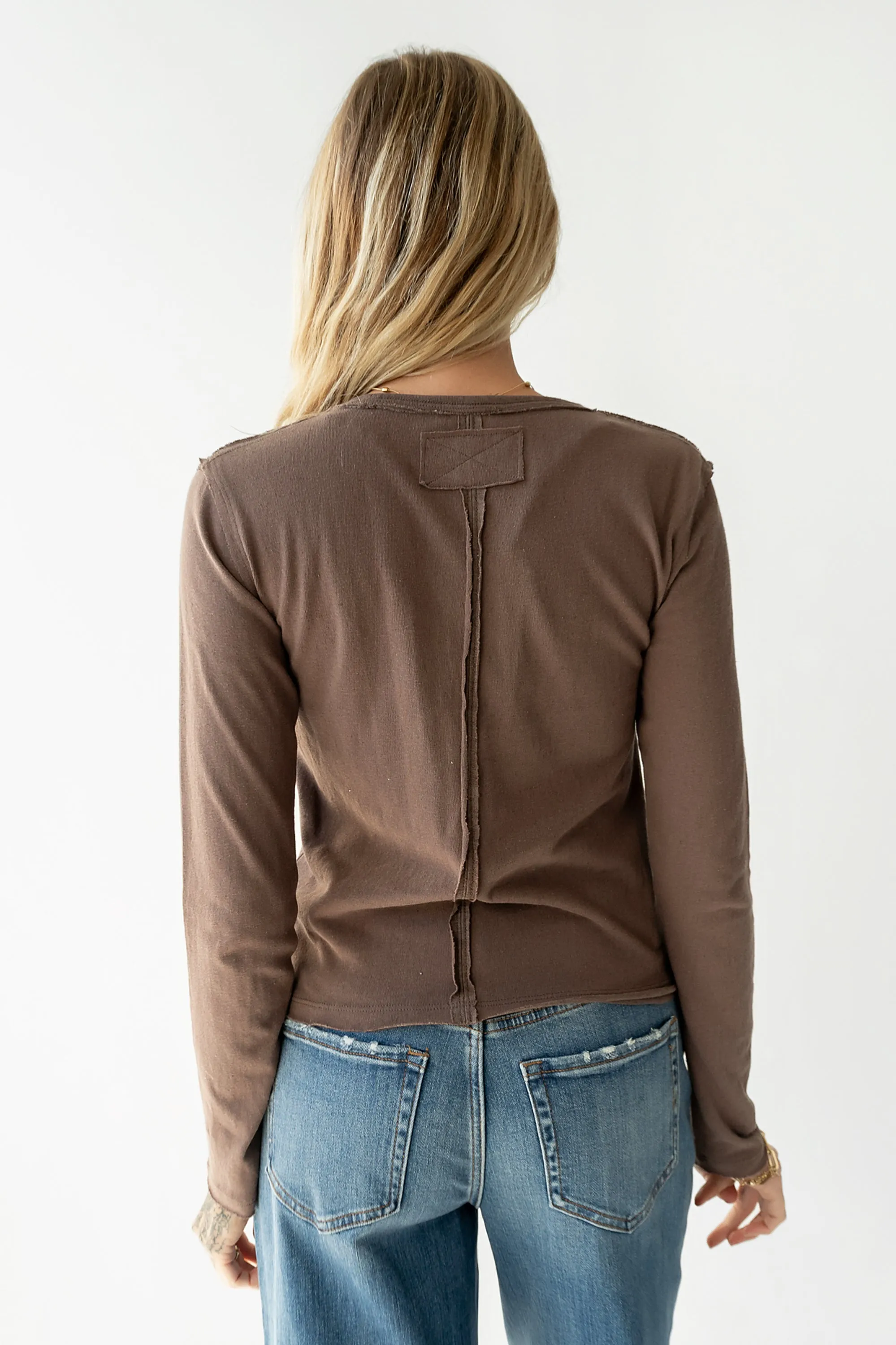 Janie Knit Top in Brown - FINAL SALE sold by bohme product image thumbnail 4