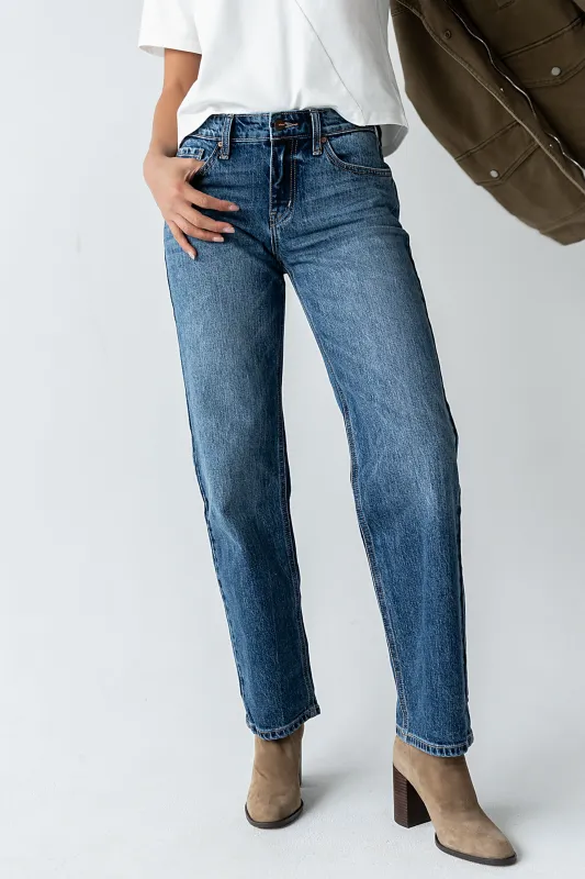 Rendall Relaxed Straight Leg Jeans sold by bohme