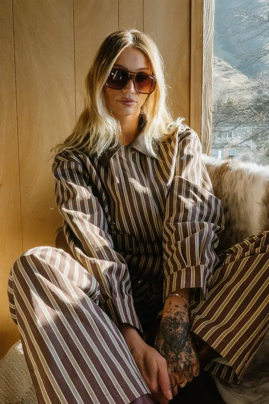 Carla Striped Wide Leg Pants sold by bohme