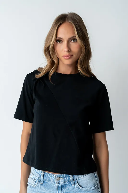 Buckley Knot Top in Black sold by bohme