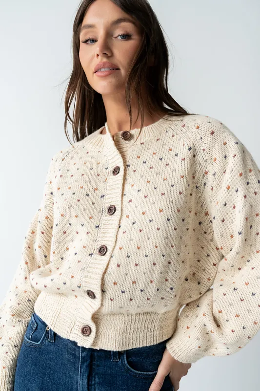 Sophie Knit Cardigan in Beige - FINAL SALE made by bohme