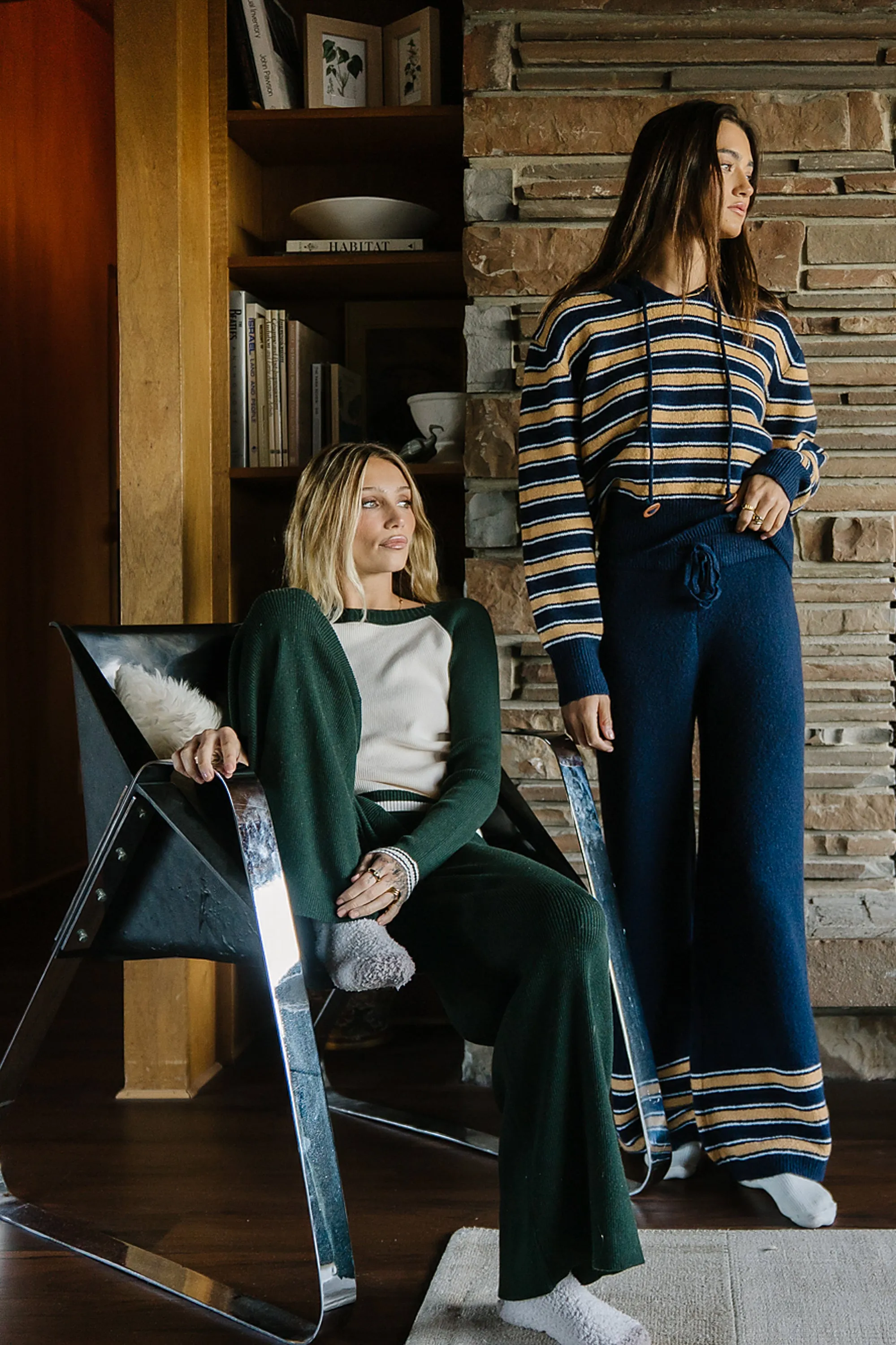Martin Striped Wide Leg Pants - FINAL SALE sold by bohme product image thumbnail 2