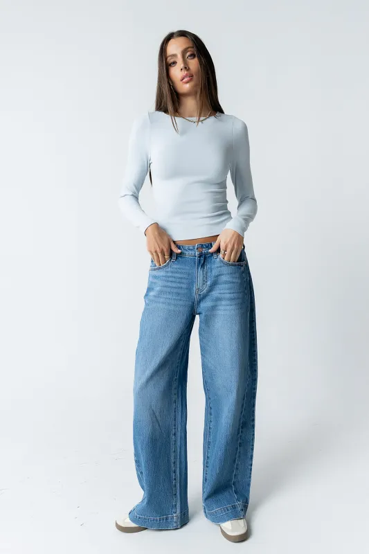 Theresa Top in Blue sold by bohme