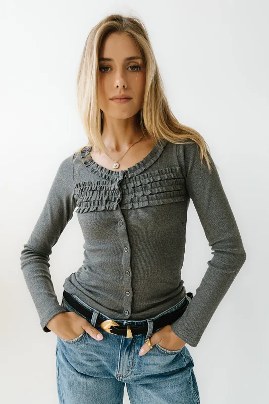 Jessi Suede Belt in Black sold by bohme