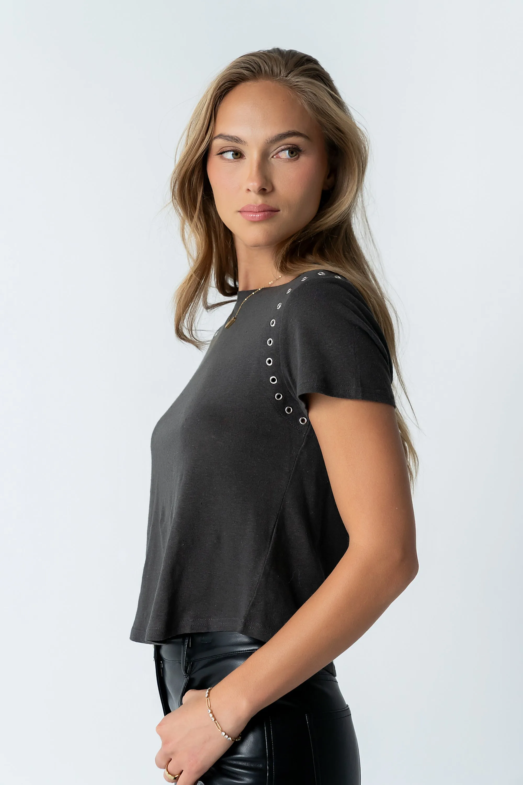Kelsie Grommet Top sold by bohme product image thumbnail 4