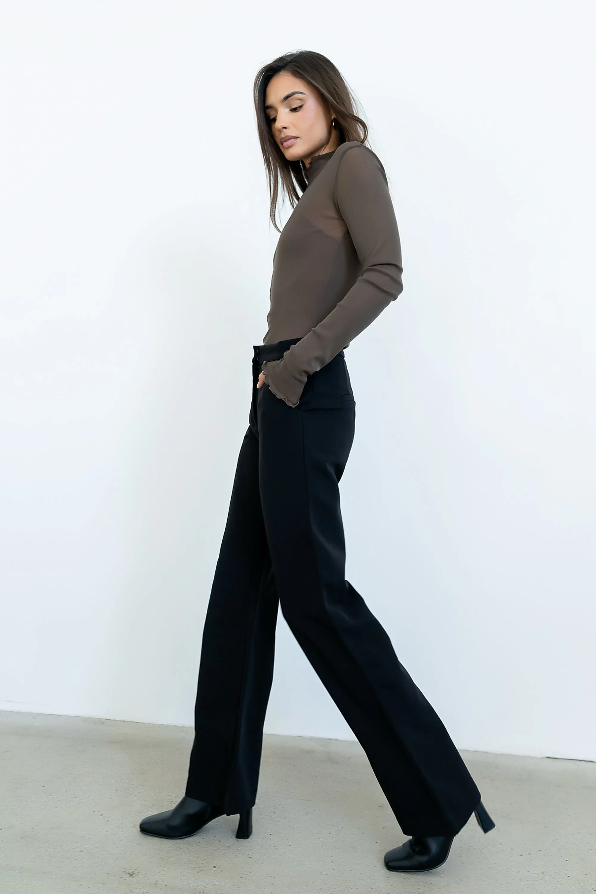 Terry Flare Trousers sold by bohme product image thumbnail 3