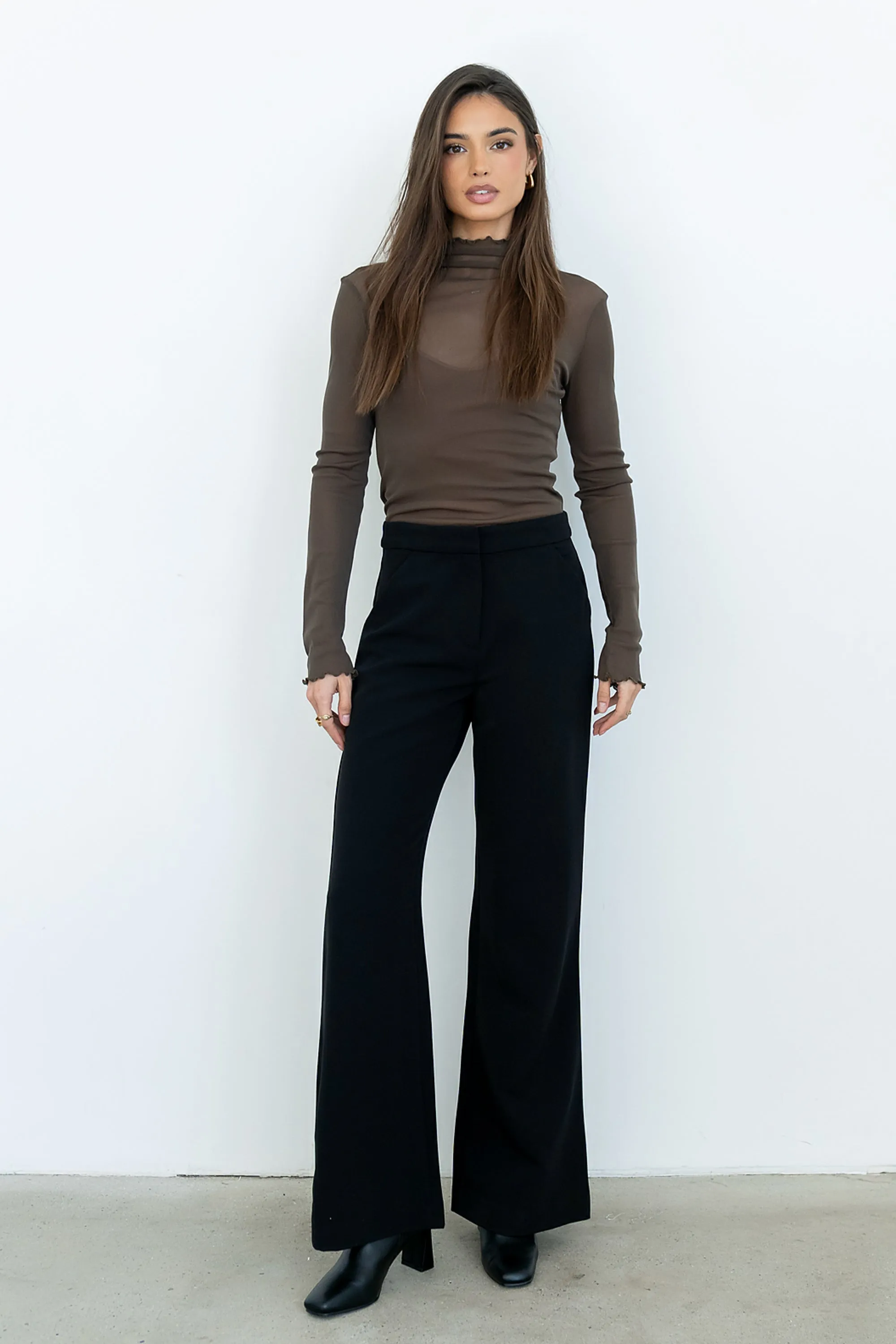Terry Flare Trousers sold by bohme product image thumbnail 4