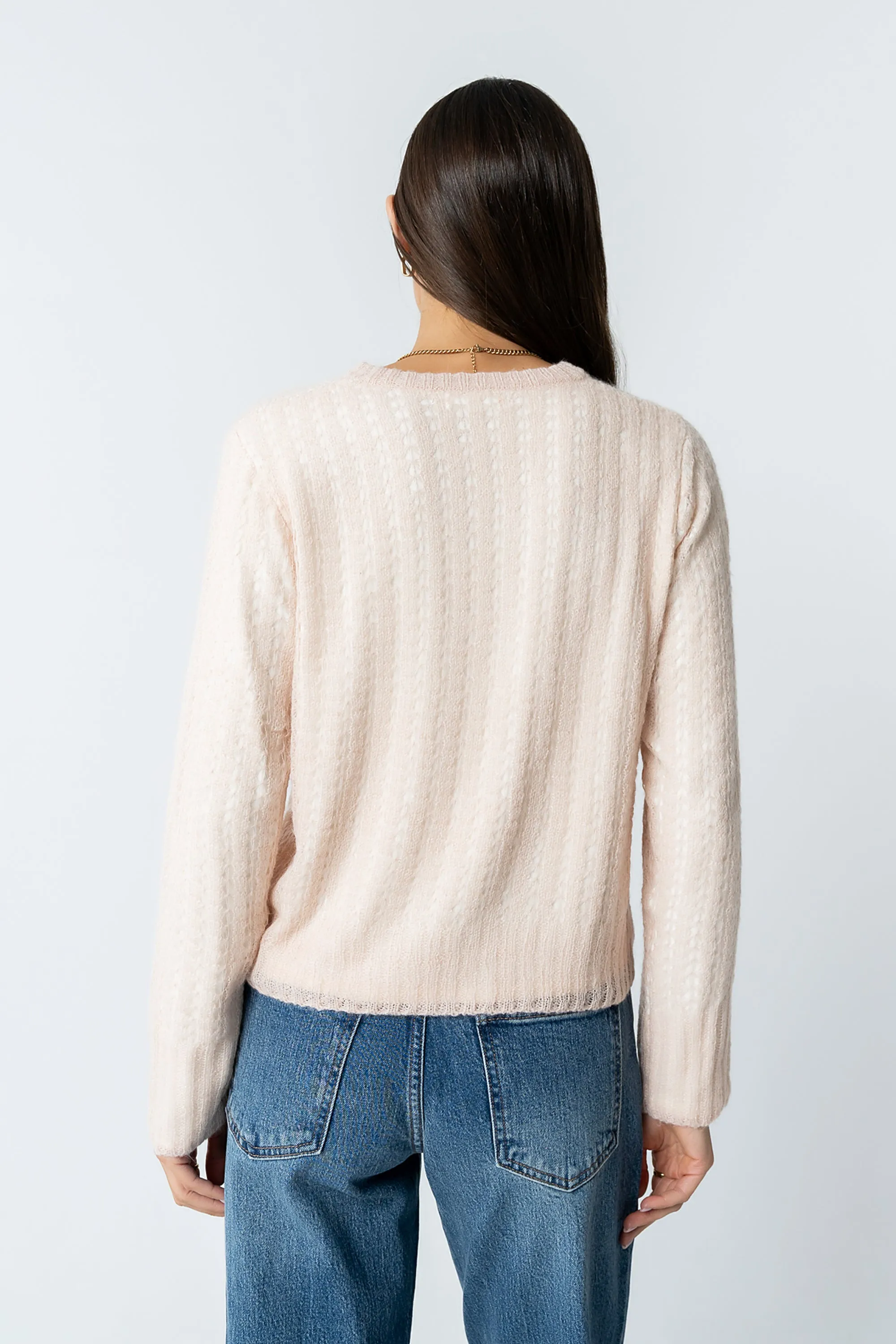 Leo Layered Sweater in Pink - FINAL SALE sold by bohme product image thumbnail 2
