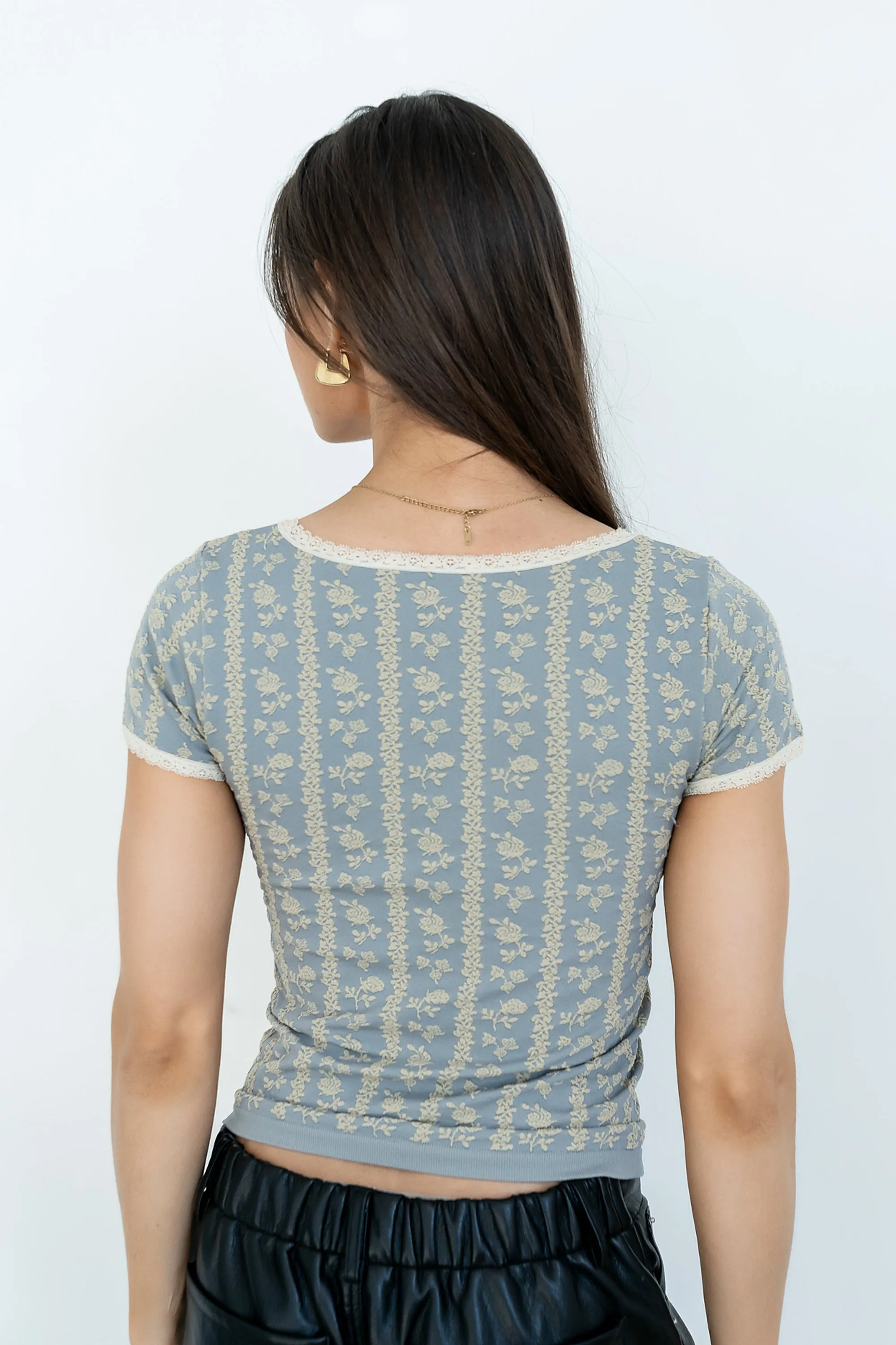 Kenzie Floral Top sold by bohme product image thumbnail 4