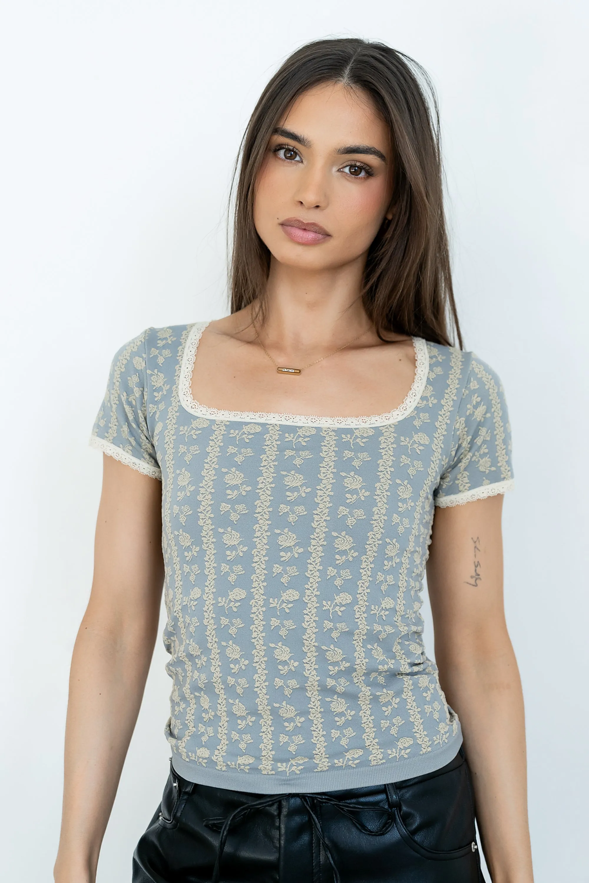 Kenzie Floral Top sold by bohme