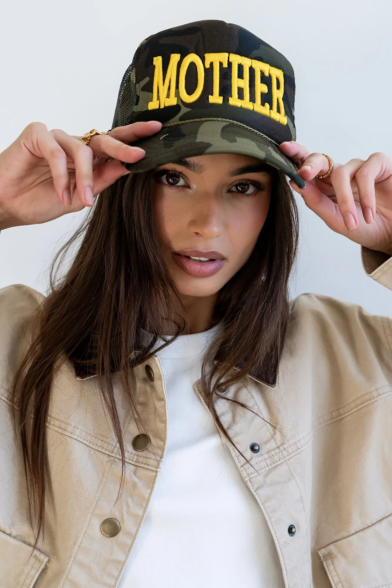 Mother Camo Baseball Cap sold by bohme