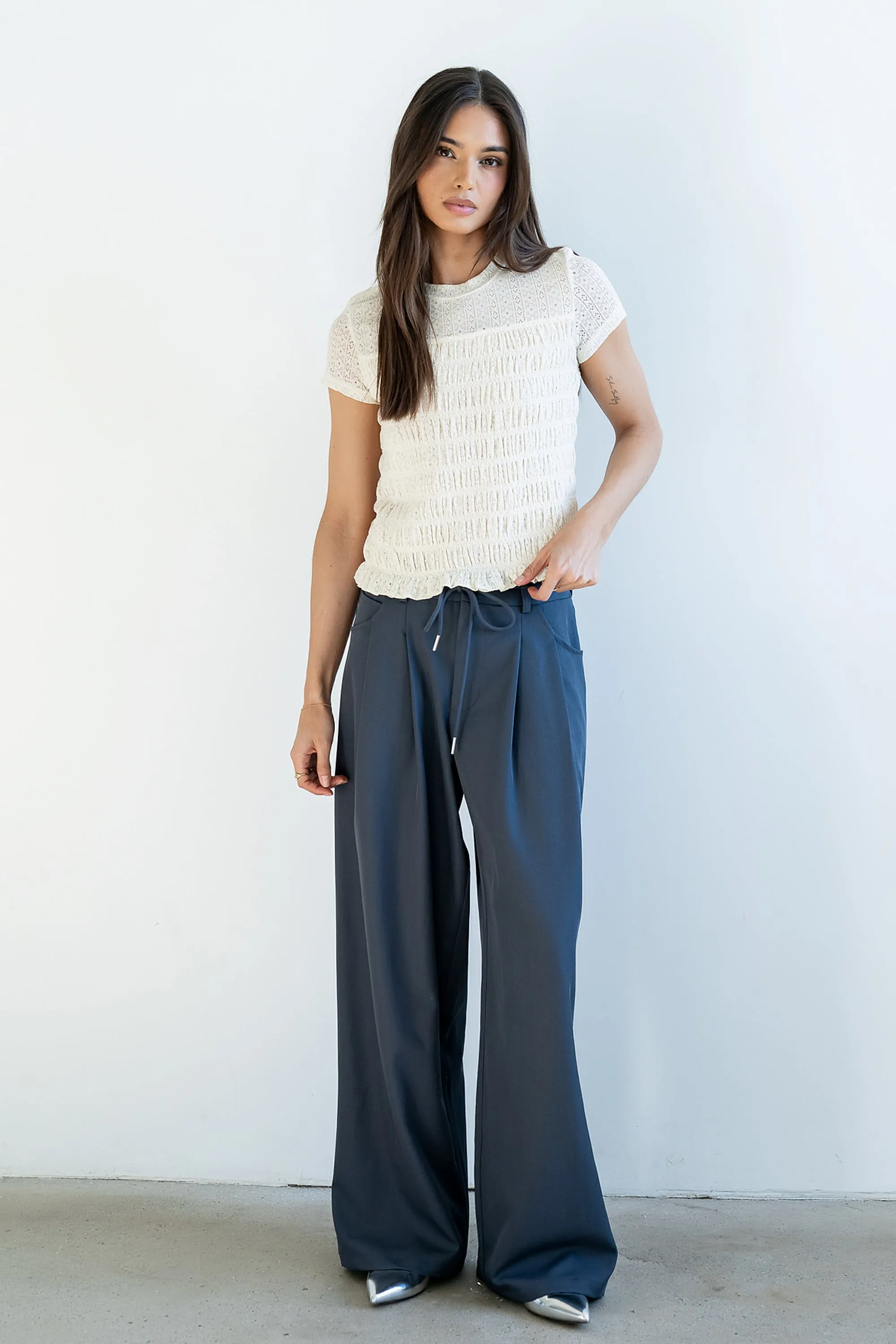 Marko Lace Top in Cream sold by bohme product image thumbnail 5