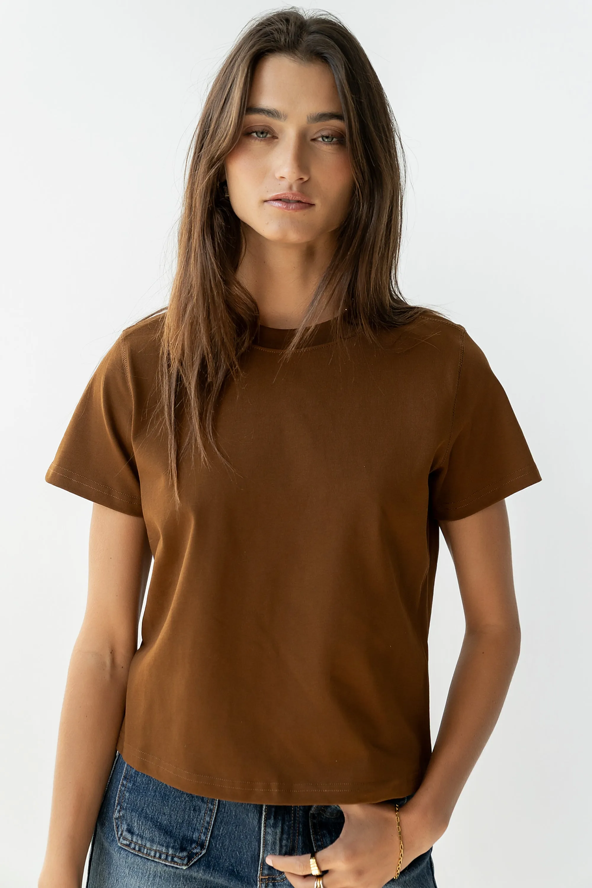 Judy Tee in Brown sold by bohme product image thumbnail 3