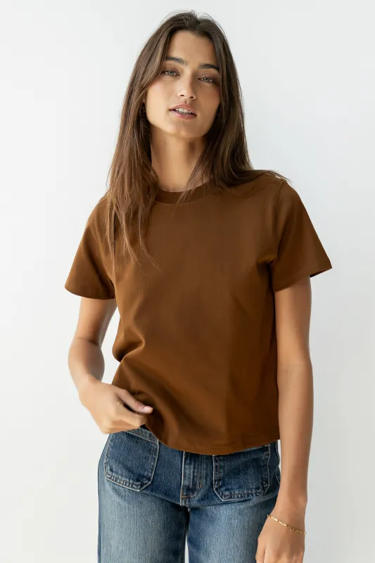 Judy Tee in Brown sold by bohme