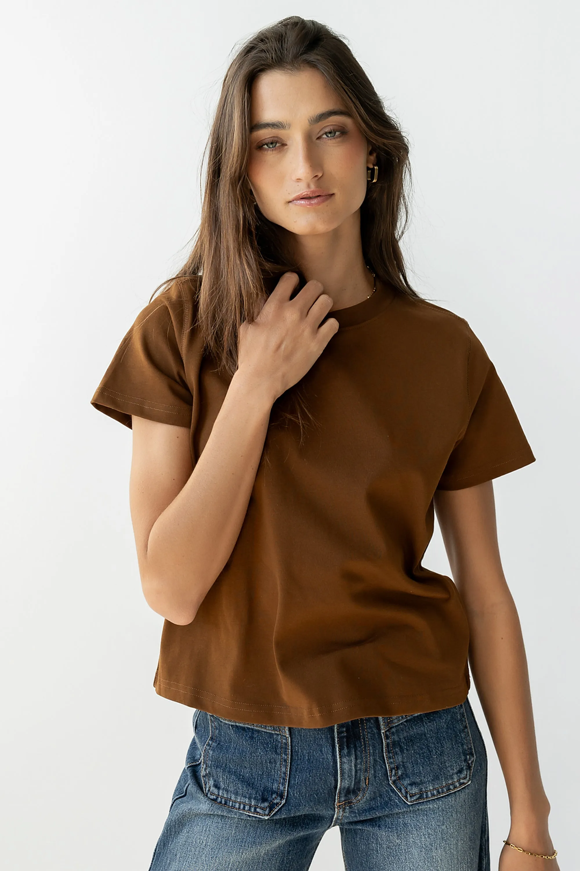 Judy Tee in Brown sold by bohme product image thumbnail 5