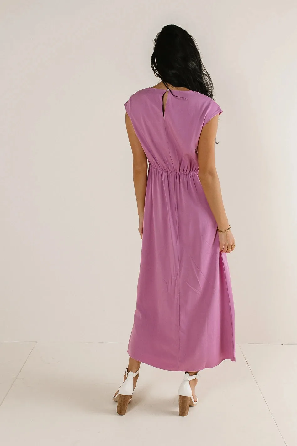 Addilyn Midi Dress in Orchid - FINAL SALE sold by bohme product image thumbnail 2