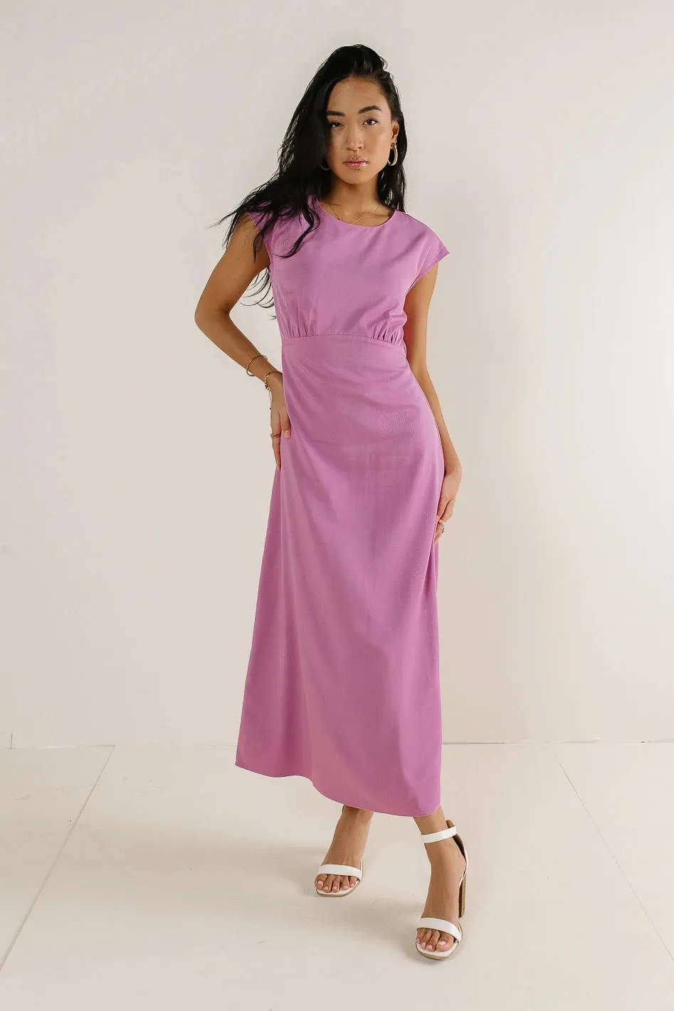 Addilyn Midi Dress in Orchid - FINAL SALE sold by bohme
