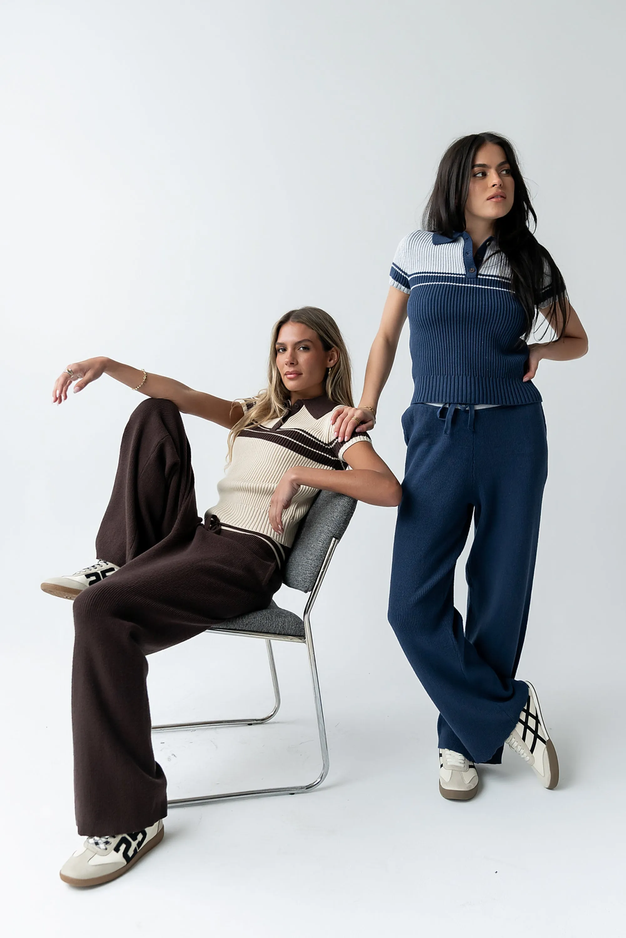 Brea Striped Pants in Brown - FINAL SALE sold by bohme product image thumbnail 2