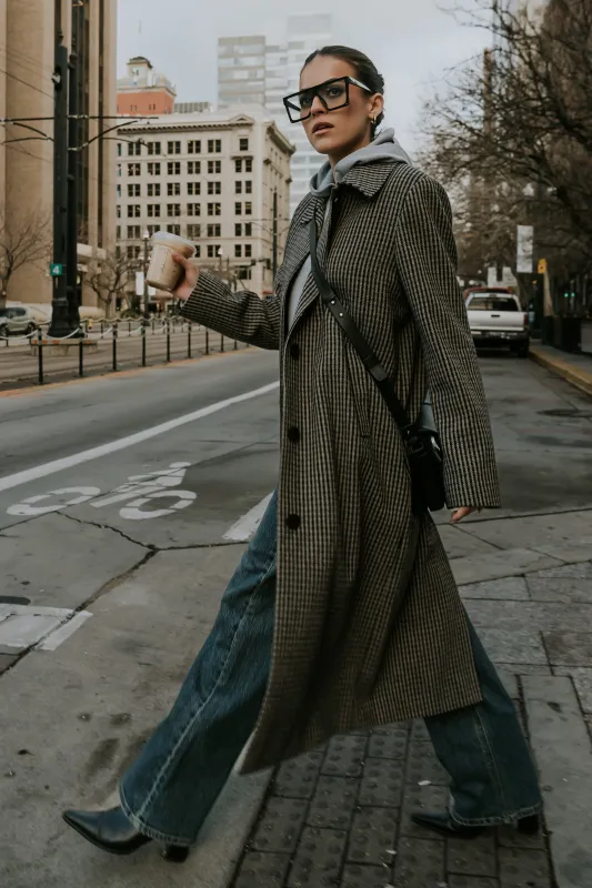 Marley Gingham Coat made by bohme