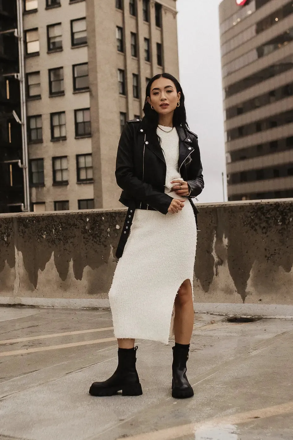 Briley Fuzzy Sweater in Cream sold by bohme product image thumbnail 2