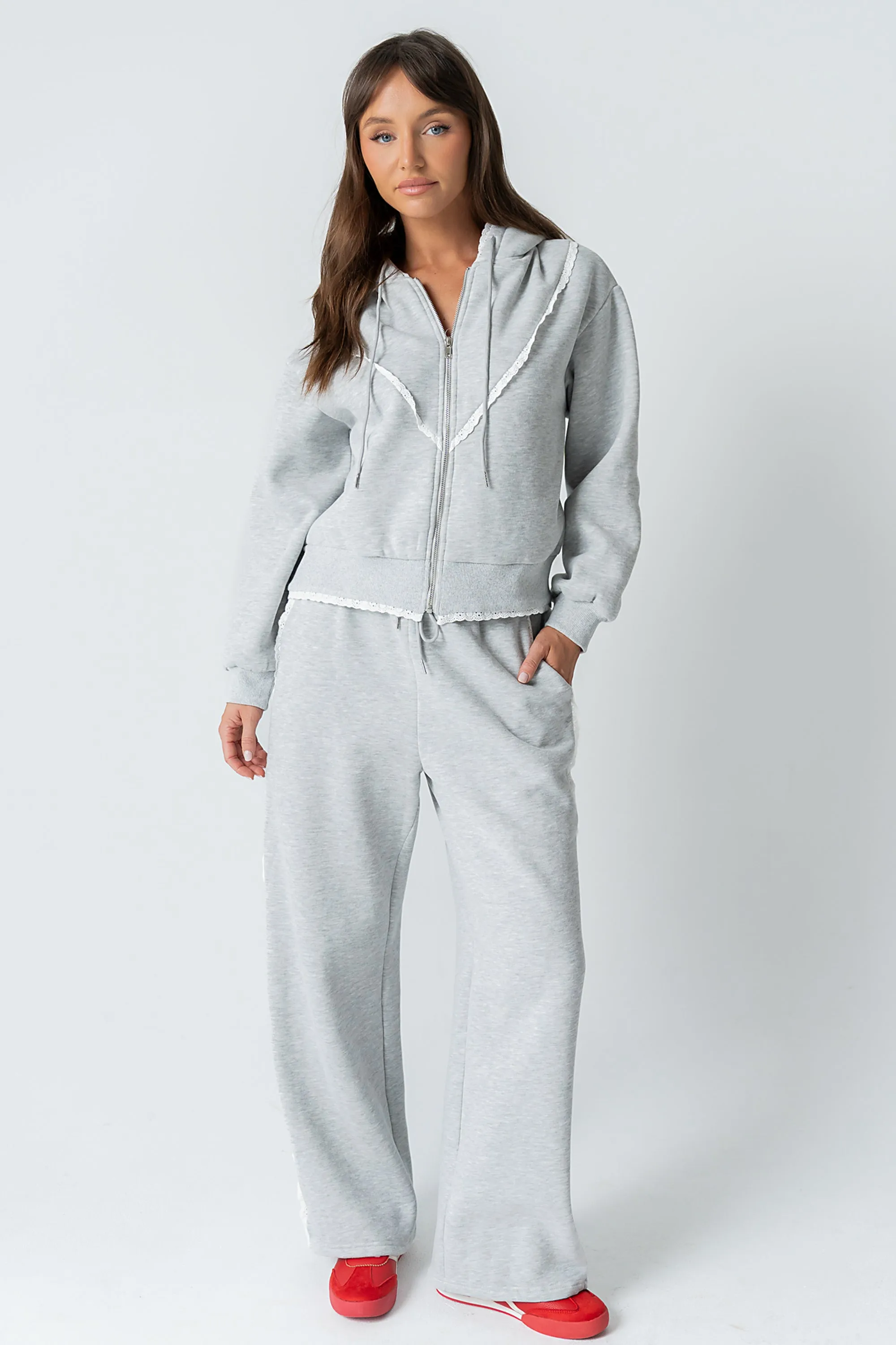 Sydney Lace Trim Sweatpants sold by bohme product image thumbnail 4