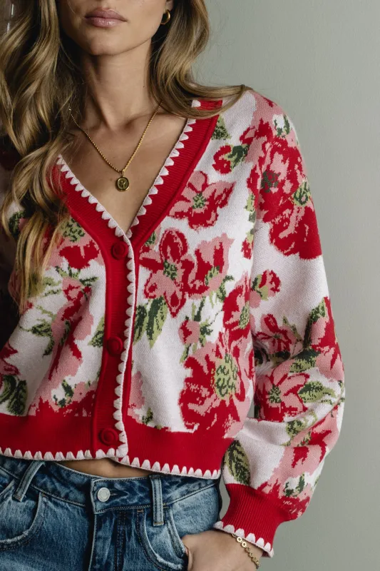Nina Floral Cardigan made by bohme
