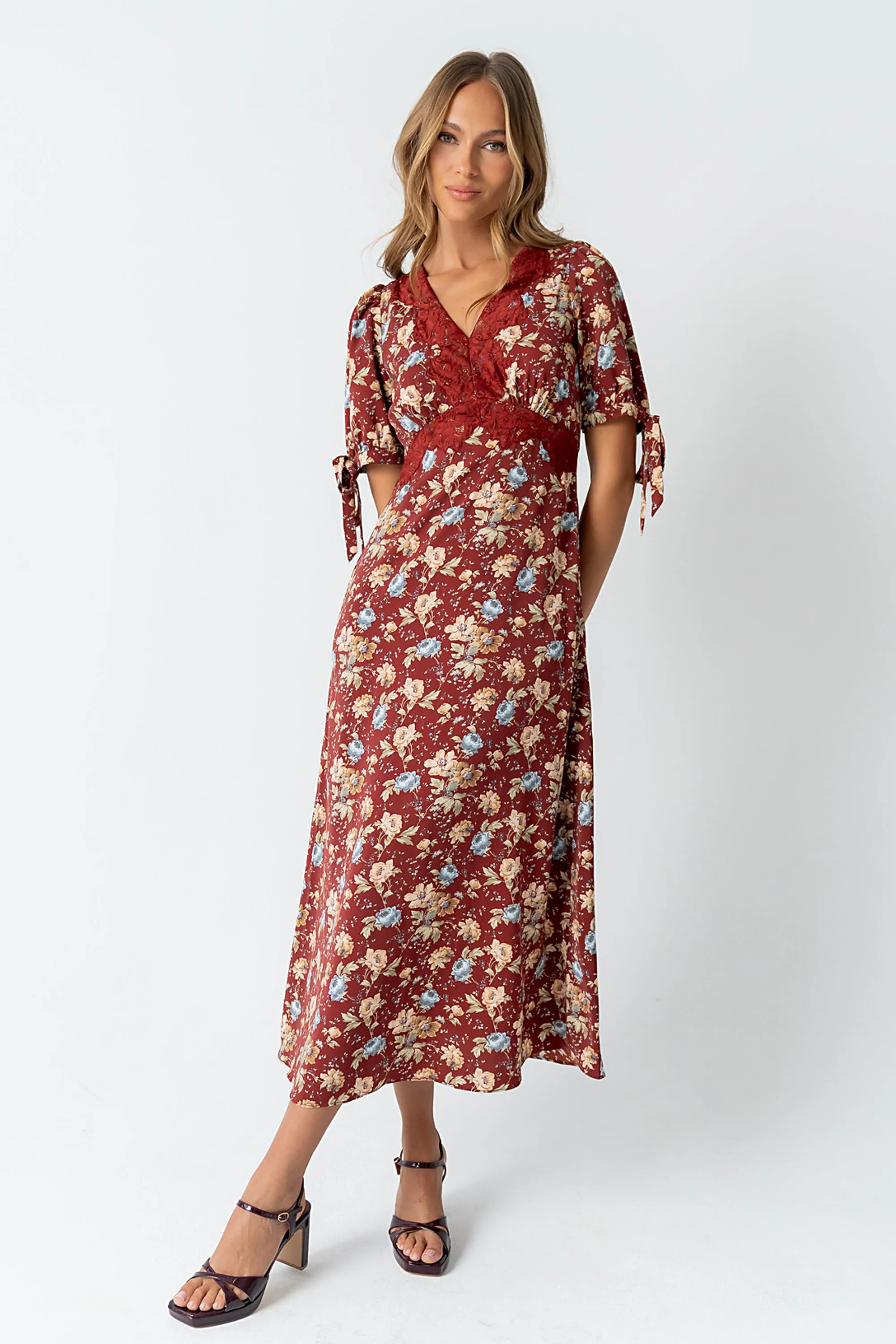 Gage Floral Maxi Dress sold by bohme product image thumbnail 3