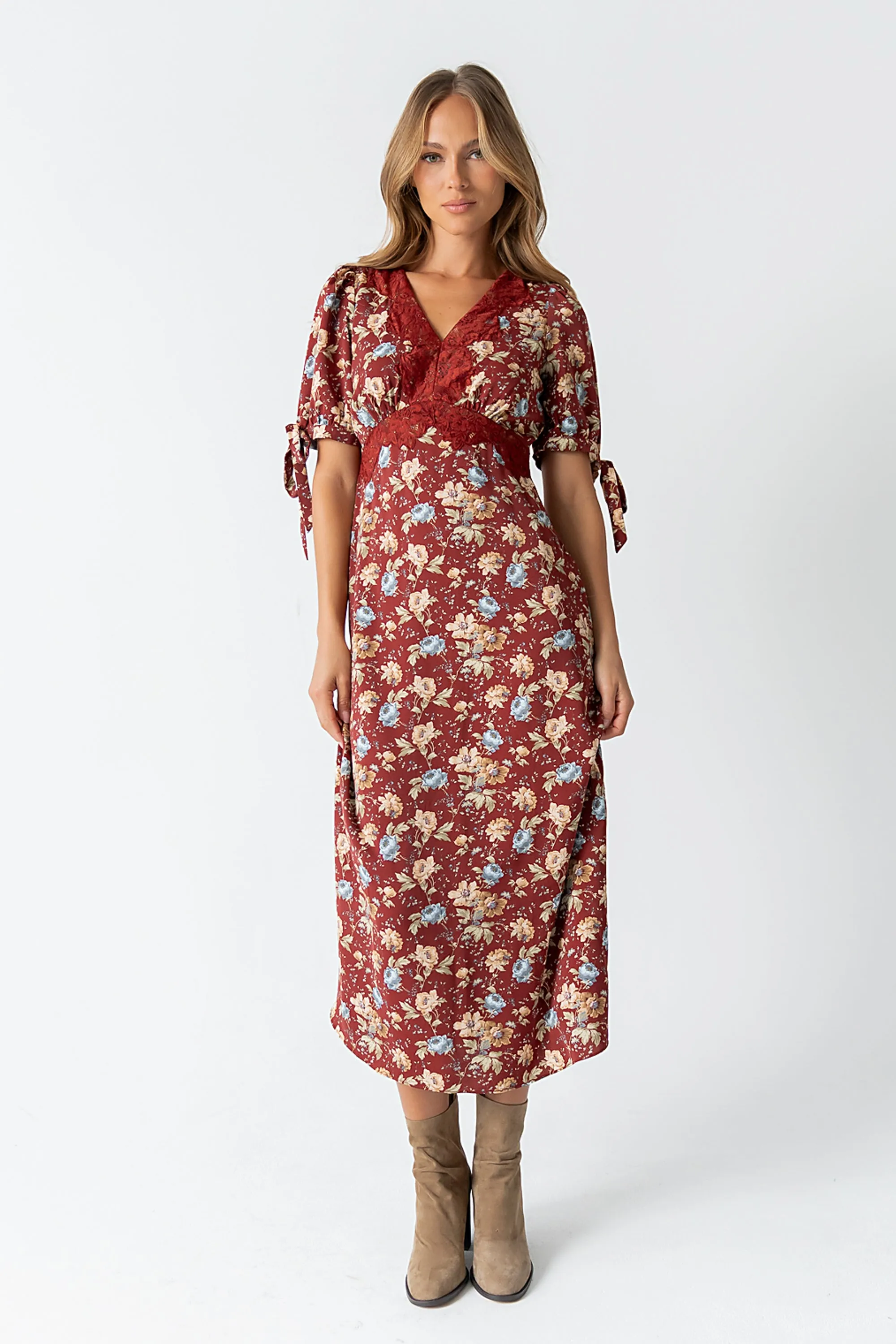 Gage Floral Maxi Dress sold by bohme product image thumbnail 4