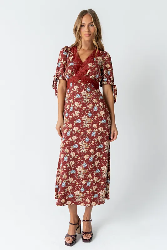 Gage Floral Maxi Dress made by bohme