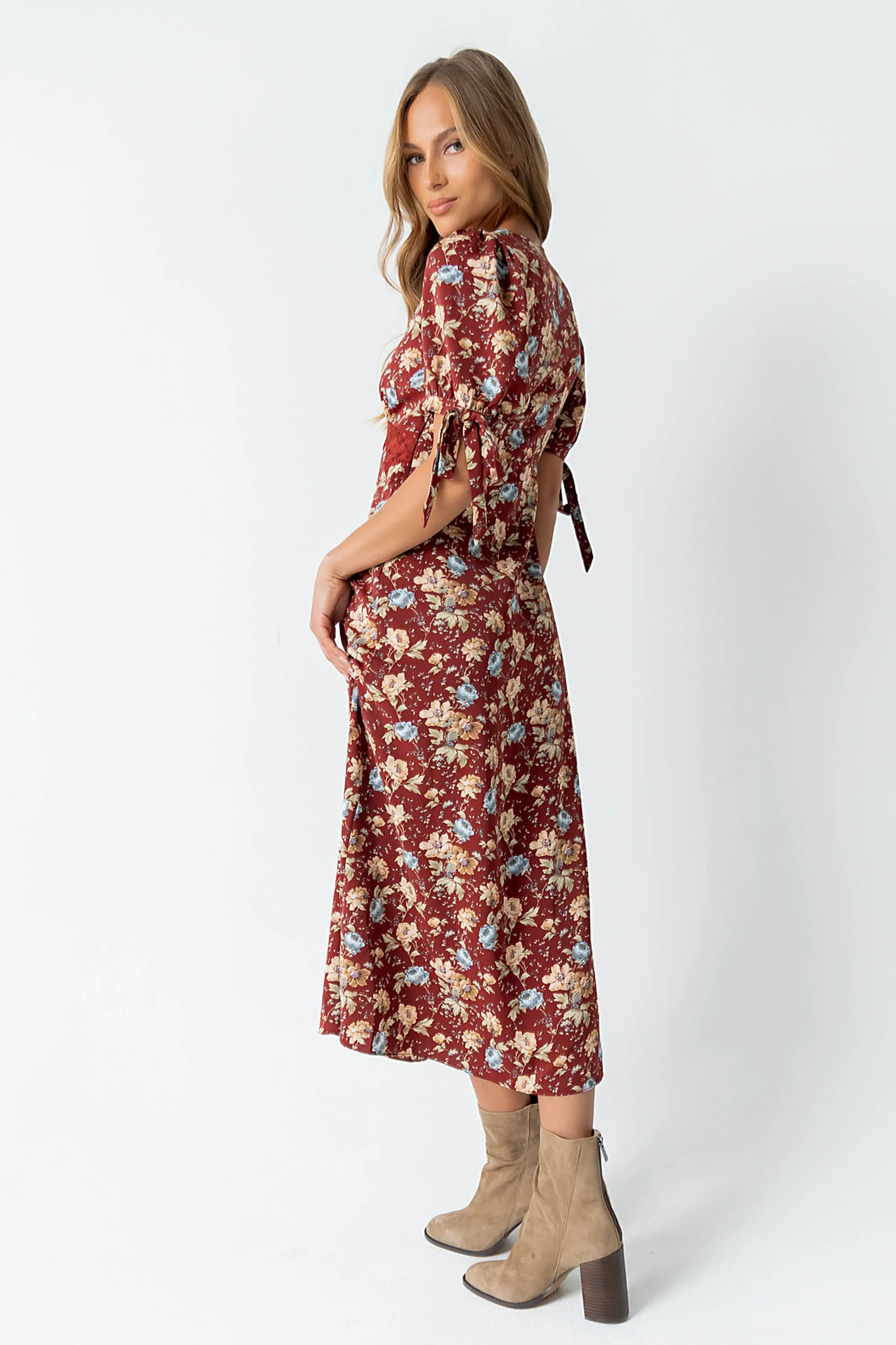 Gage Floral Maxi Dress sold by bohme product image thumbnail 5