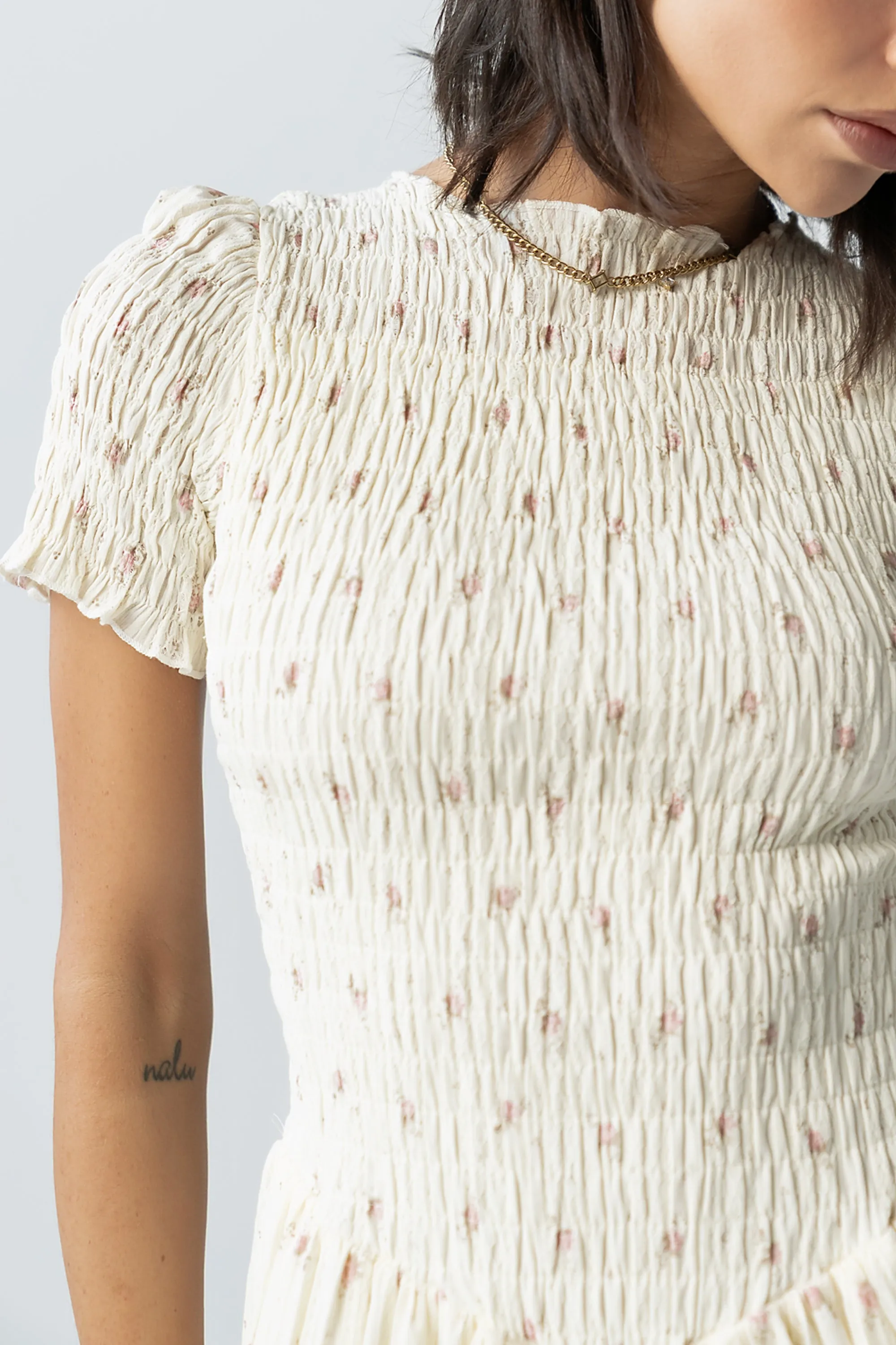 Jenny Smocked Midi Dress sold by bohme product image thumbnail 5