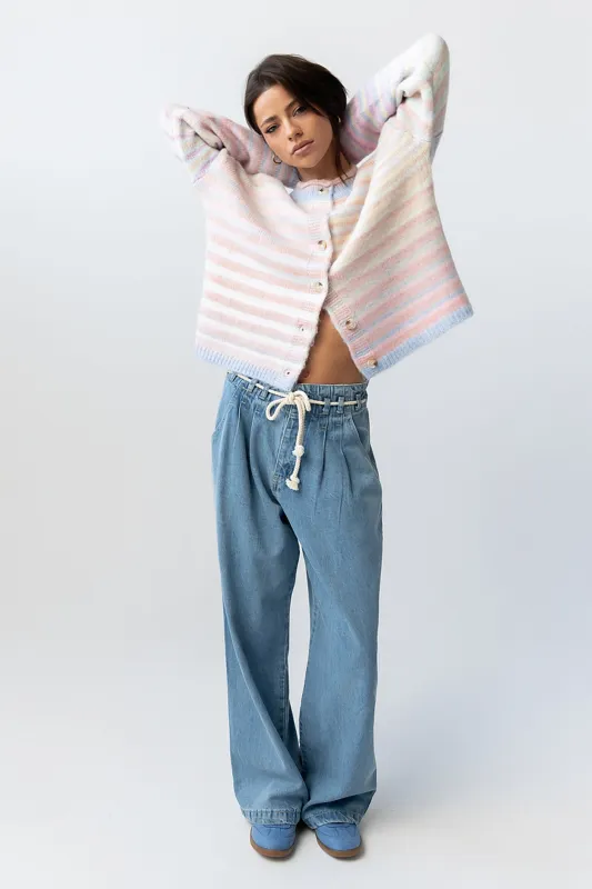 Emmy Knit Cardigan in Pink made by bohme