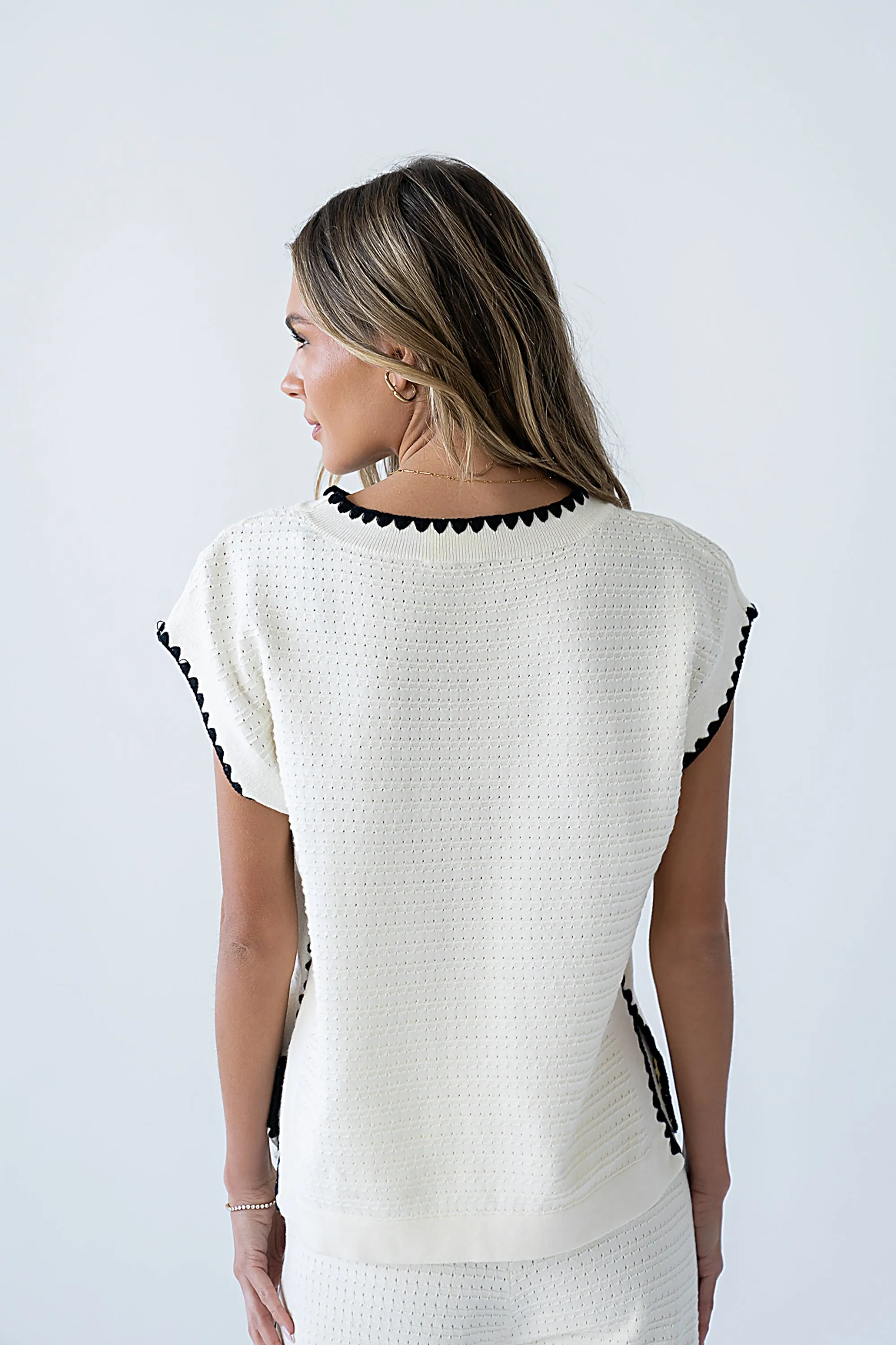 Jozie Contrast Sweater - FINAL SALE sold by bohme product image thumbnail 5