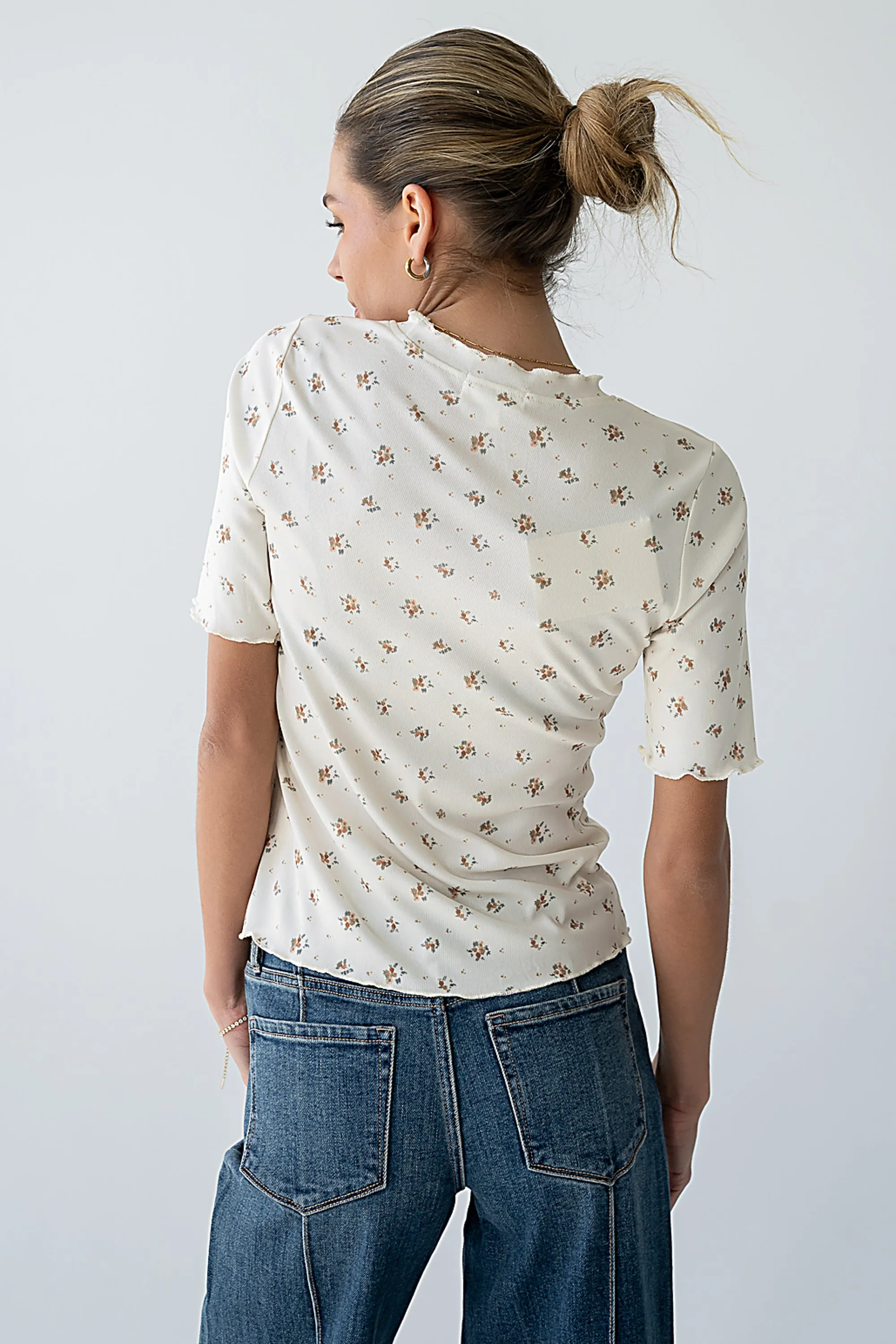 Ross Floral Top sold by bohme product image thumbnail 4