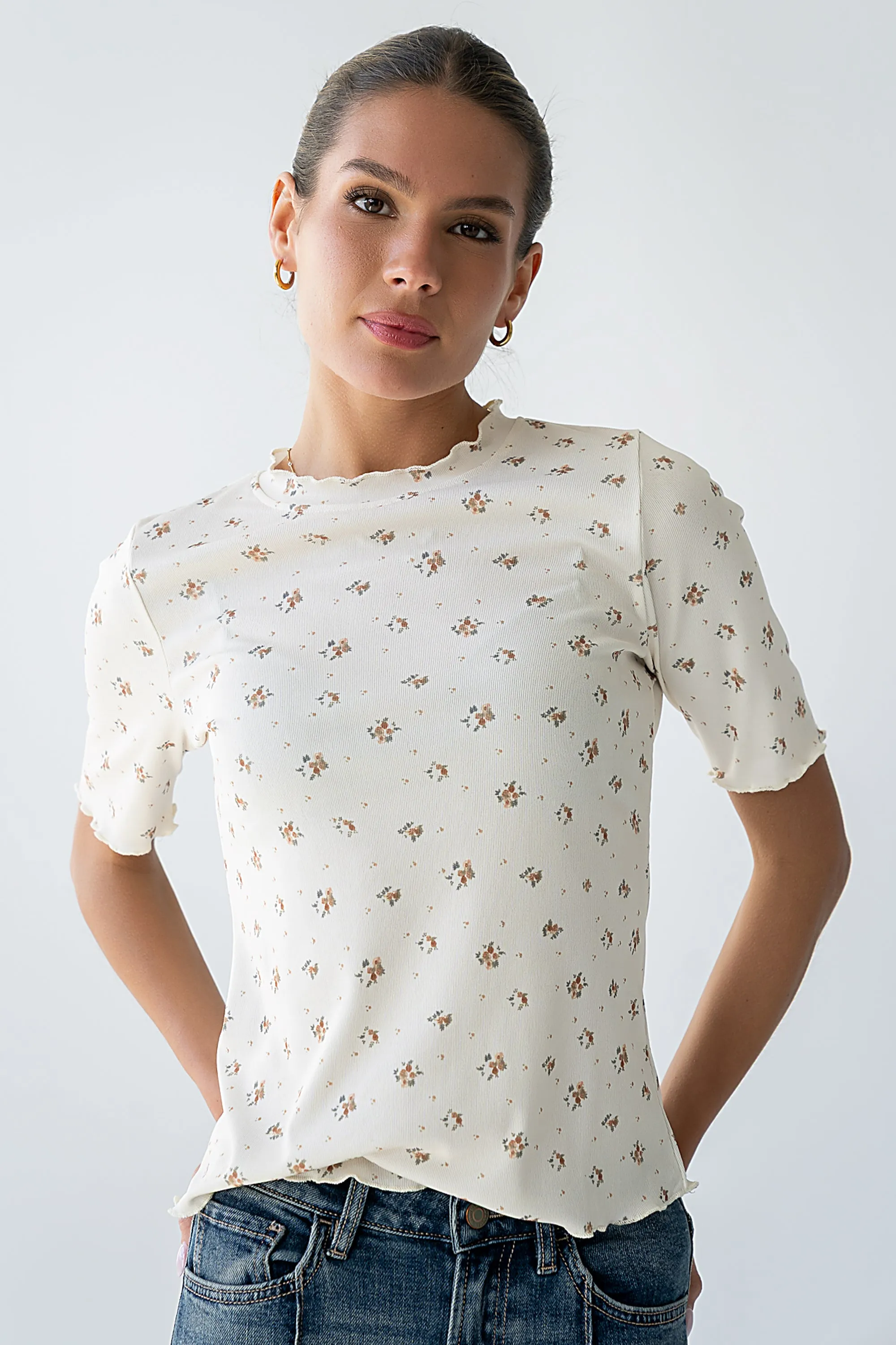 Ross Floral Top sold by bohme product image thumbnail 3
