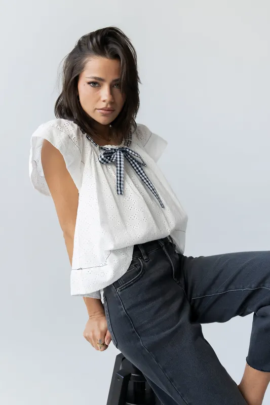 Margot Embroidered Blouse made by bohme