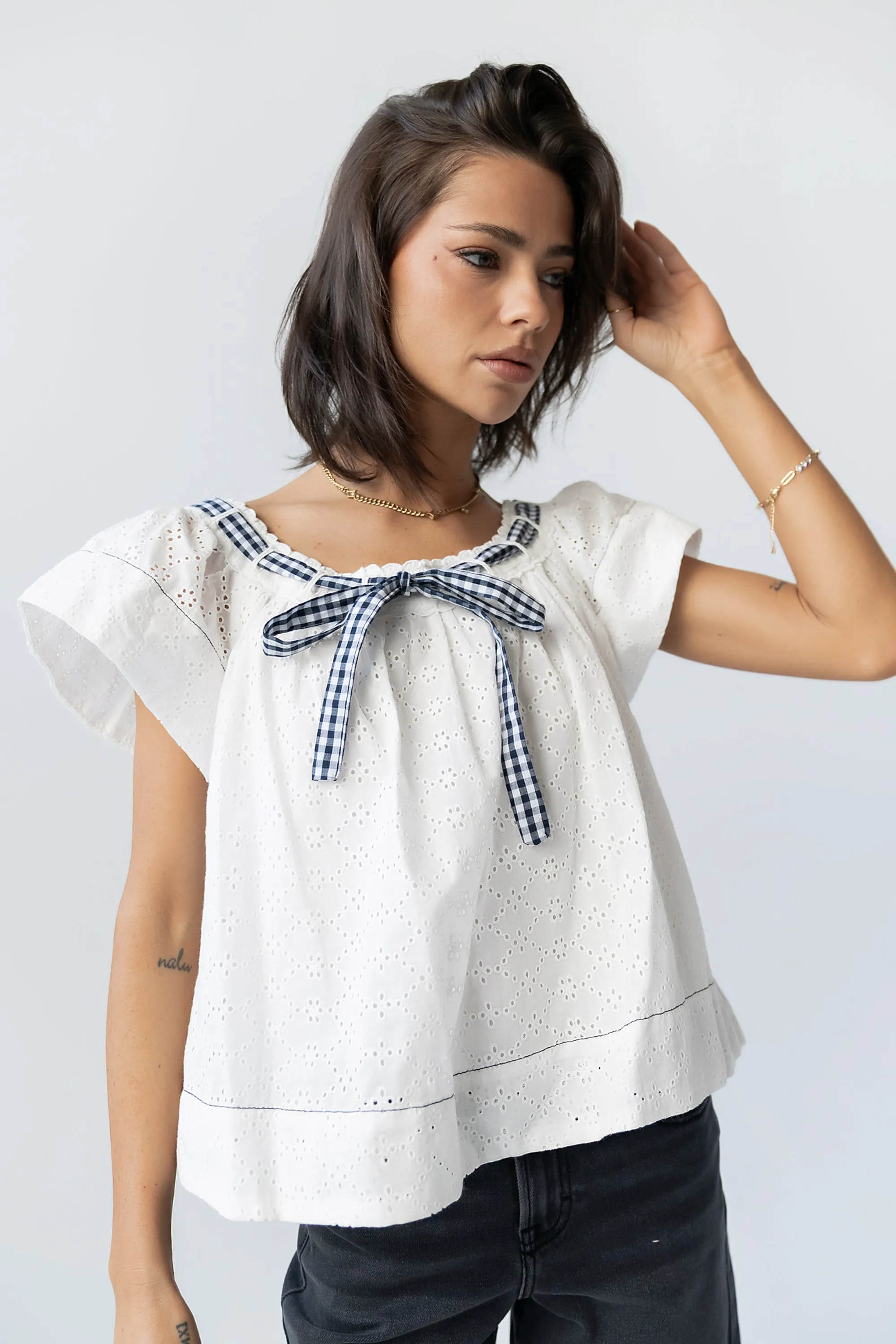 Margot Embroidered Blouse sold by bohme product image thumbnail 2