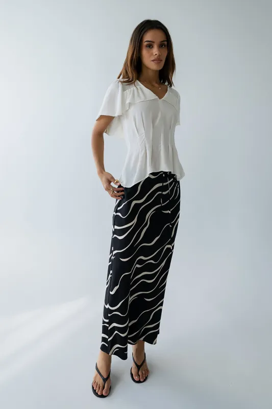 Ariel Abstract Maxi Skirt - FINAL SALE made by bohme