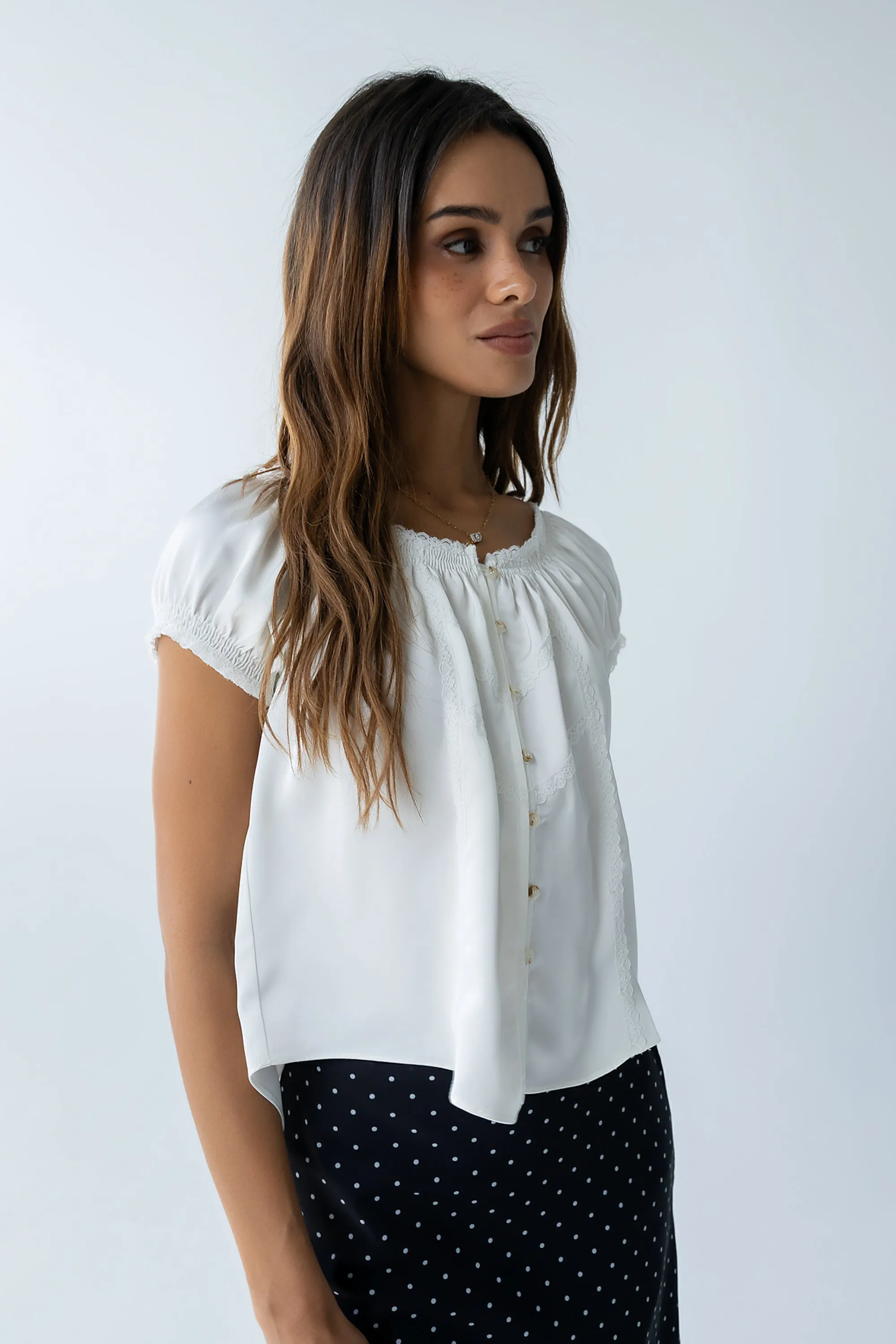 Sidney Satin Blouse sold by bohme product image thumbnail 3