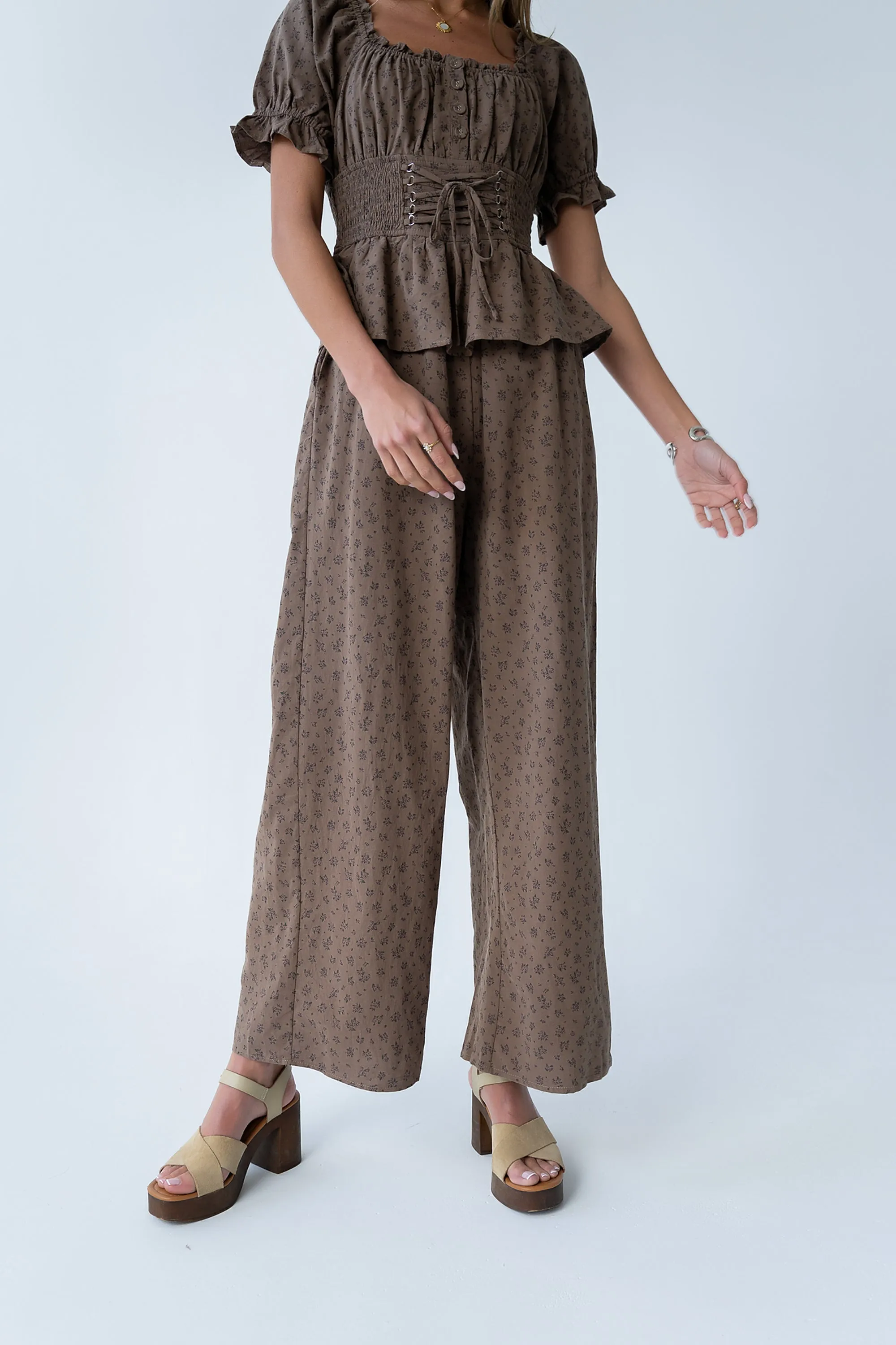 Nancy Floral Jumpsuit sold by bohme product image thumbnail 5