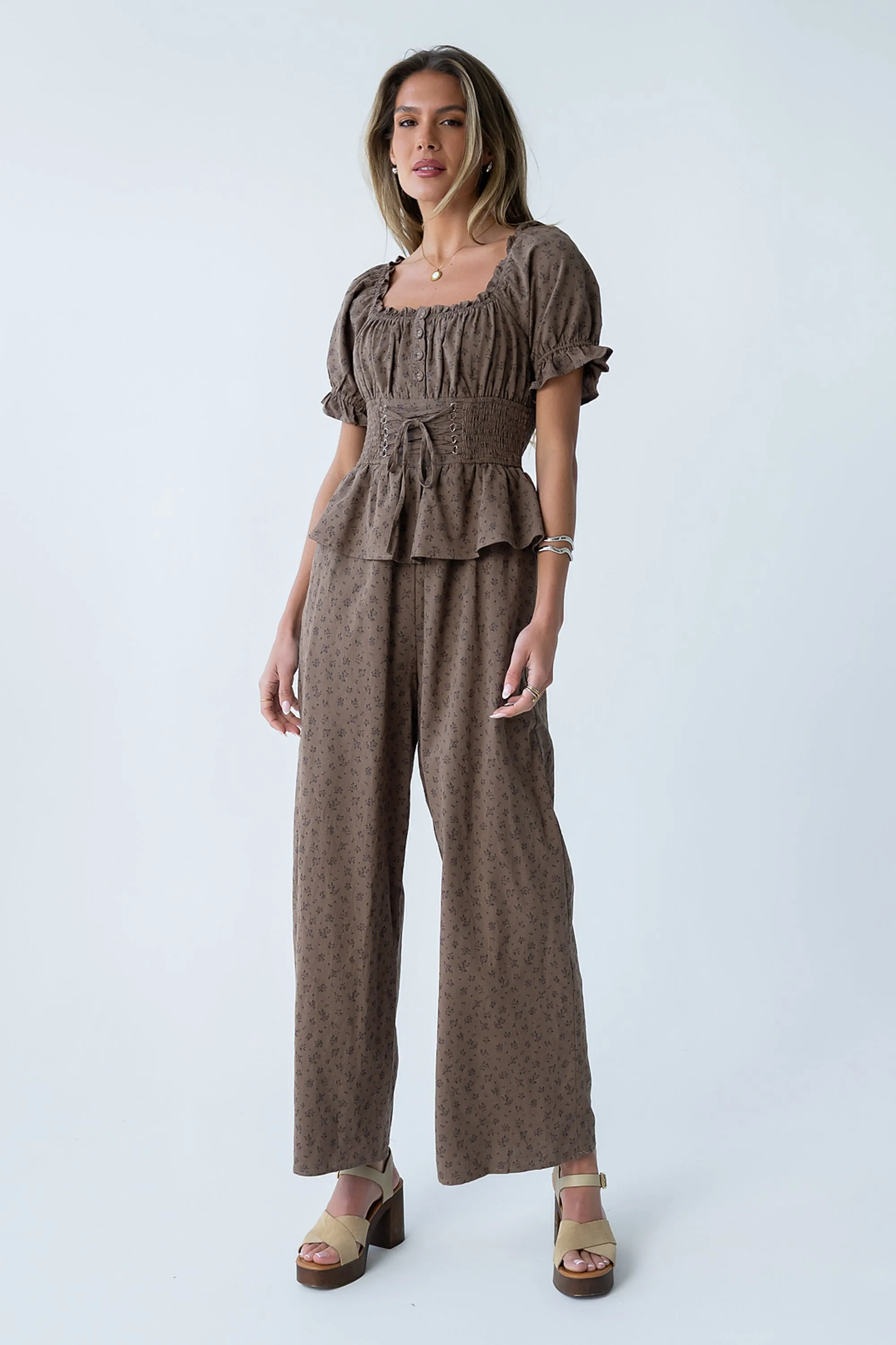 Nancy Floral Jumpsuit sold by bohme product image thumbnail 2