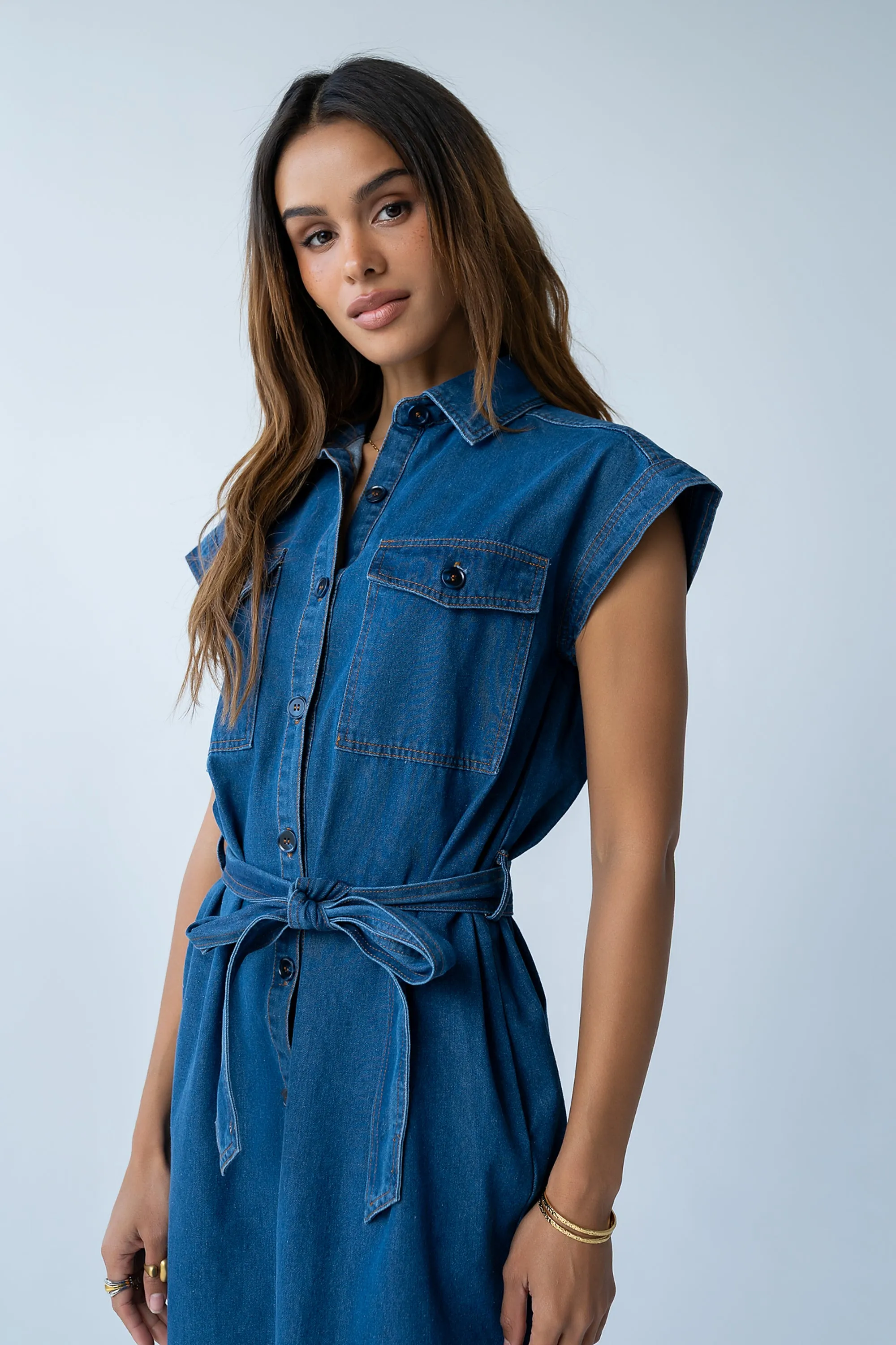 Randall Denim Midi Dress sold by bohme product image thumbnail 2