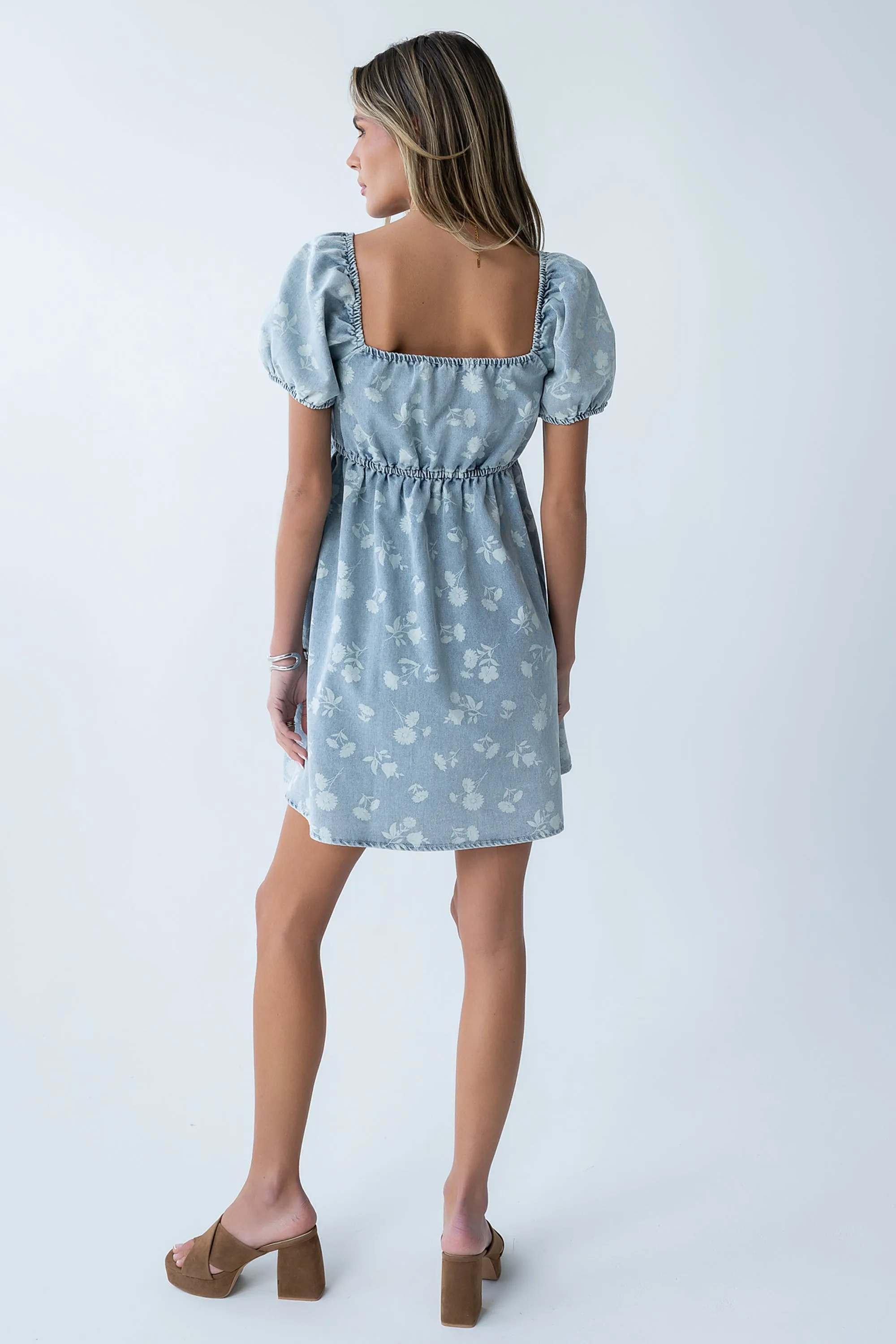 Matilda Denim Mini Dress sold by bohme product image thumbnail 4