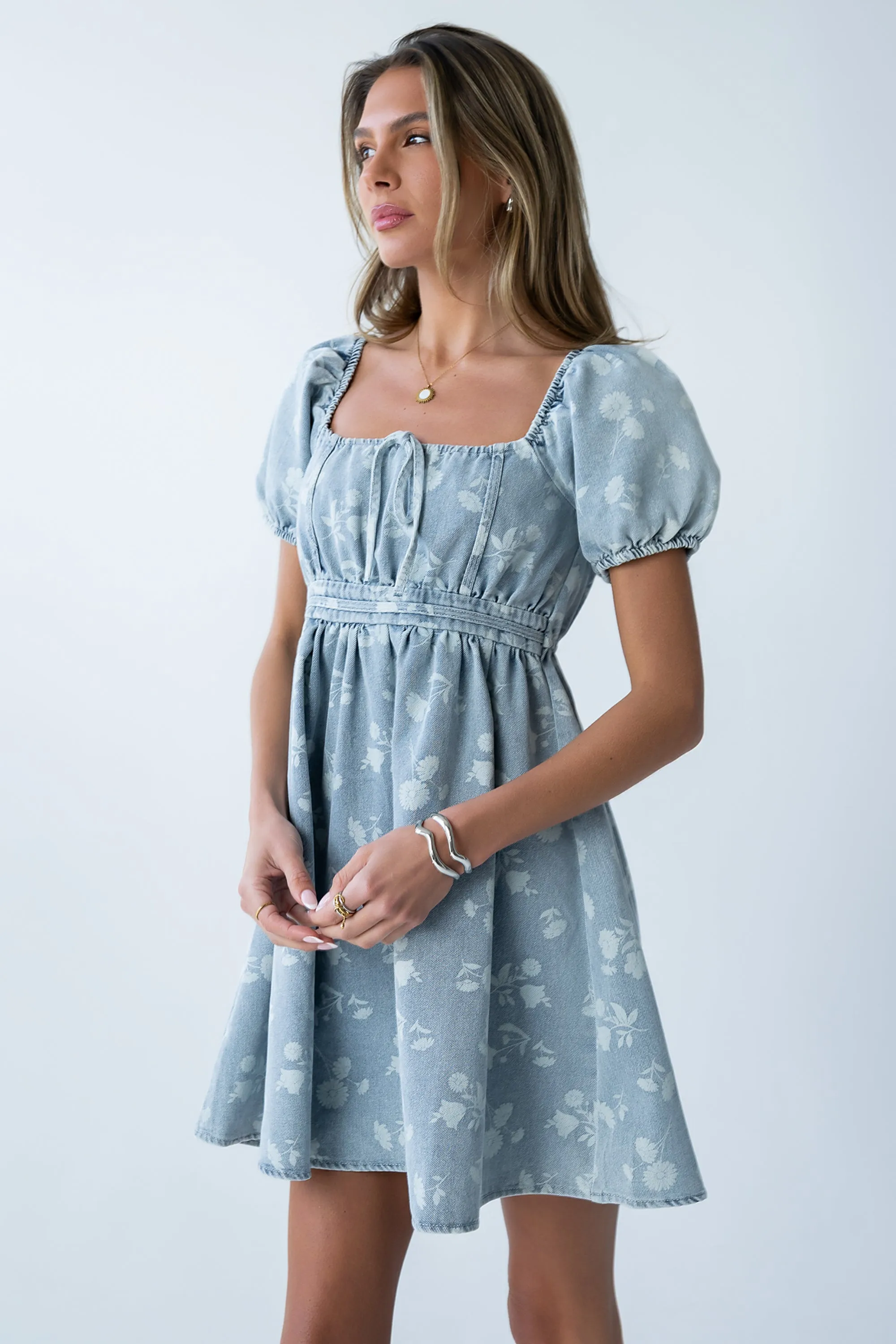 Matilda Denim Mini Dress sold by bohme product image thumbnail 2